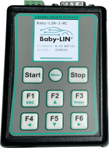 Baby-LIN-3-RC: LIN-Bus Simulator mit integriertem Keypad